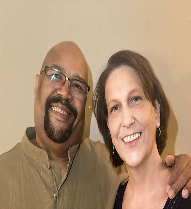 Christine Lundy and husband George.
