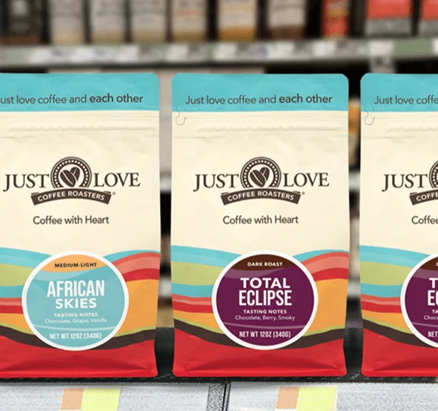 3 bags of Just Love Coffee
